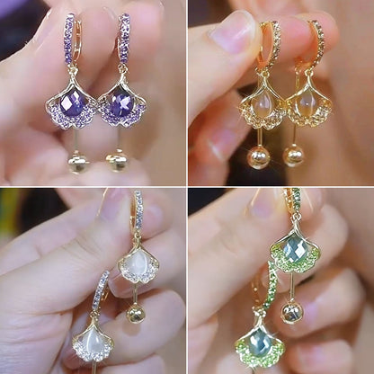 【3 artículos: Verde + Blanco + Morado】Pendientes de ojo de gato, pendientes de moda y exquisitos.