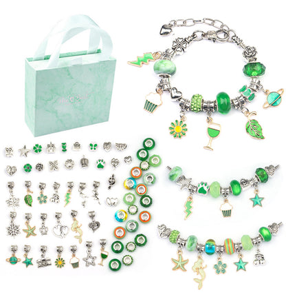Conjunto de pulseras de dibujos animados para niños, joyería creativa hecha a mano