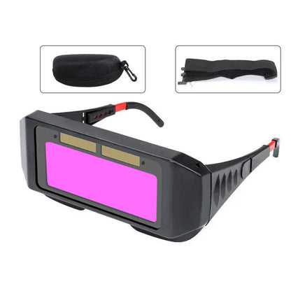 Gafas de protección ocular para soldadura antiarco, gafas de soldadura con cambio de color según la luz.