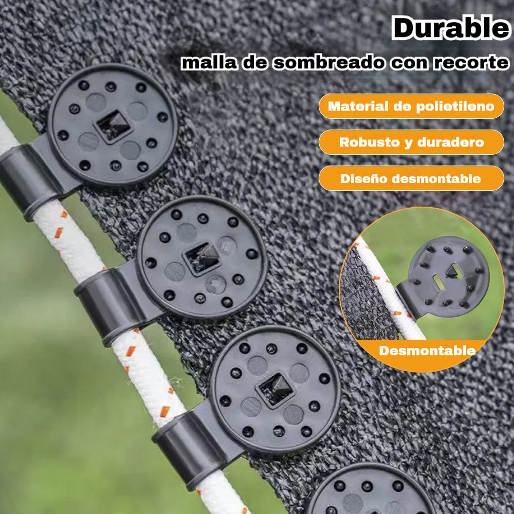 🔥【50 piezas】💝 Tela de sombra con agarre de bloqueo resistente