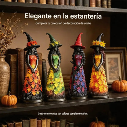 🧙‍♀️ Figura de bruja encantada de otoño