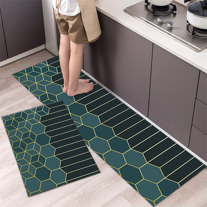 【40*60+40*120cm】Alfombras y moquetas universales para cocina y baño duraderas y resistentes a la suciedad