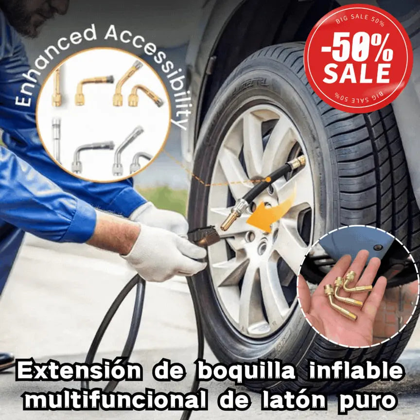 🔥Extensión de boquilla inflable multifuncional de latón puro