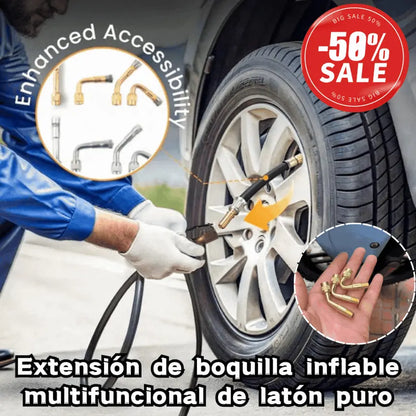 🔥Extensión de boquilla inflable multifuncional de latón puro