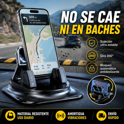 🔥【50%OFF】🚗 Seguro e inteligente: ¡El soporte de teléfono para coche 2 en 1 definitivo! 🚗