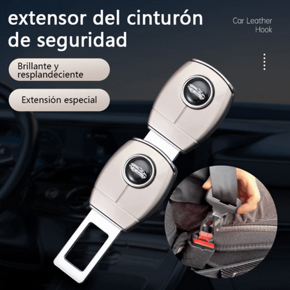 💥💥【Compra 2 y llévate 2 gratis】🚗👍Extensor de cinturón de seguridad de metal para coche
