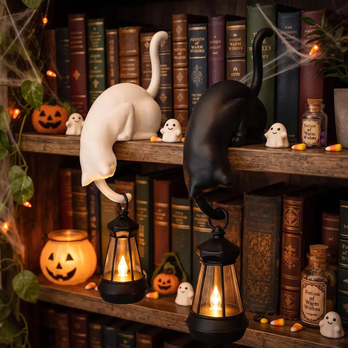 【2 piezas 】Bonito gancho decorativo para estantes con forma de gato