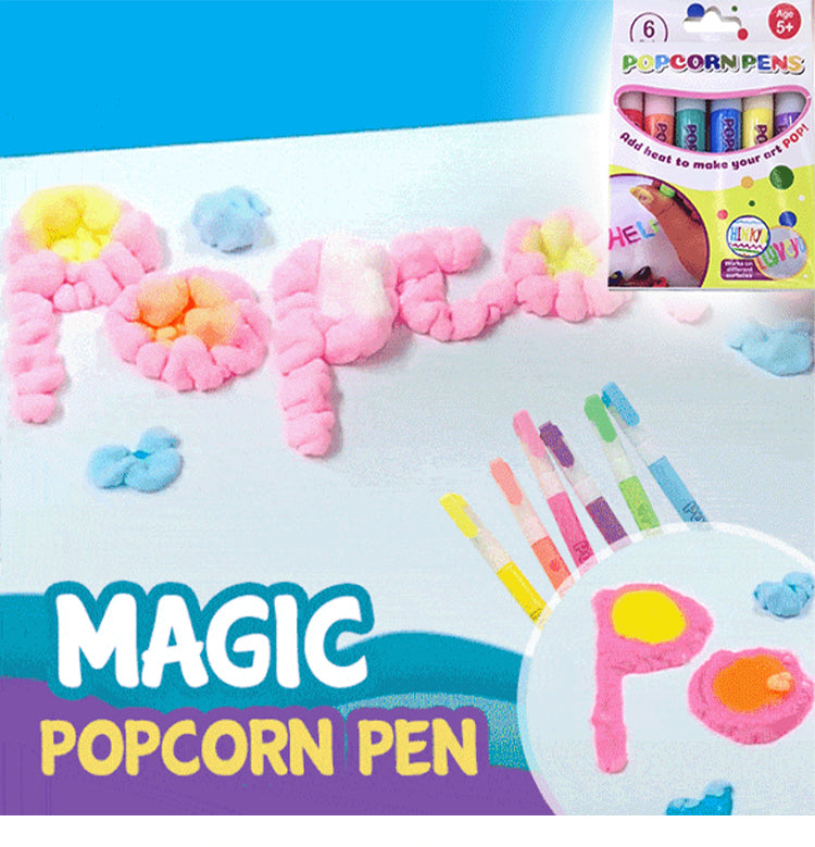 🎁【Compra 1 y llévate otro gratis】Bolígrafo de impresión 3D para niños: dibujo con burbujas tipo palomitas (DIY)