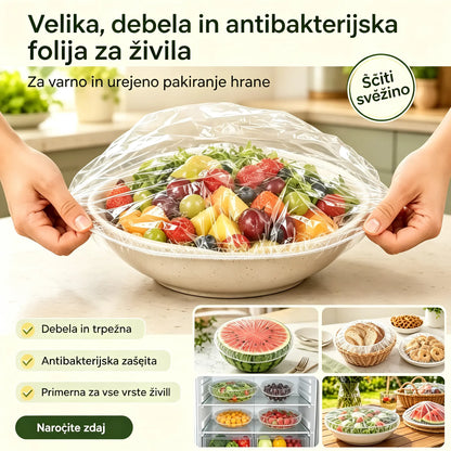 🔥(300 kosov) Samo 21 eur🍽️ Zelo velika, debela, antibakterijska plastična embalaža, primerna za živila
