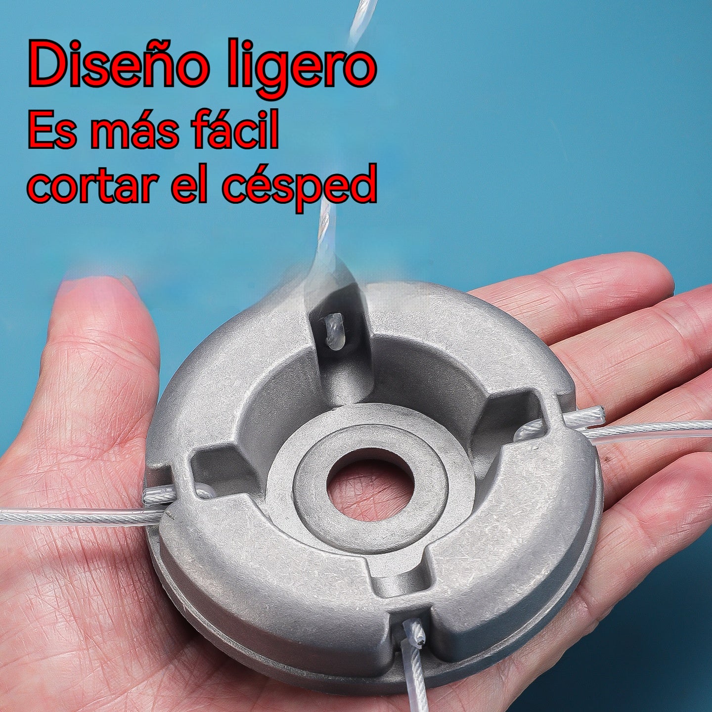 💯【50%OFF】Cabezal desbrozador universal de aleación de aluminio reforzado para cortacésped