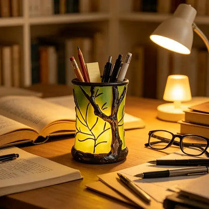 🍃✨ Lámpara Bosque Mágico con Diseño de Hojas | Ilumina tu Hogar con Encanto Natural