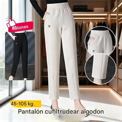 👖💘【45-105 kg】¡Pantalones de algodón para uso diario con filtro de aire y alta elasticidad!