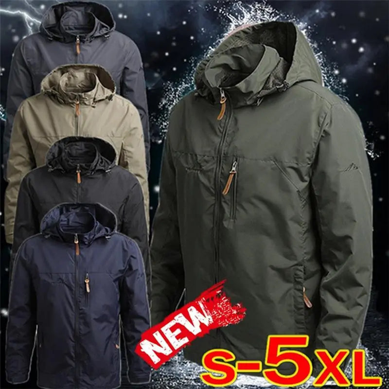 🔥【M–5XL】Sproščena jesensko-zimska jakna s kapuco, ohlapen kroj, na voljo vse velikosti