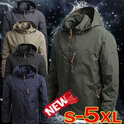🔥【M–5XL】Sproščena jesensko-zimska jakna s kapuco, ohlapen kroj, na voljo vse velikosti