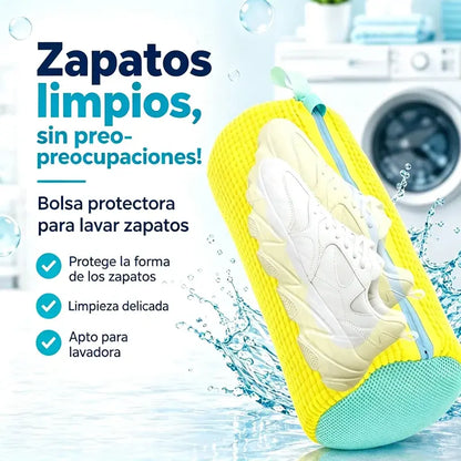 🔥Compra 1 y llévate 1 gratis🔥Bolsa Lavadora para Zapatillas de Chenilla | Protector de Zapatos para Lavado a Máquina | Limpieza Fácil sin Dañar tus Calzados