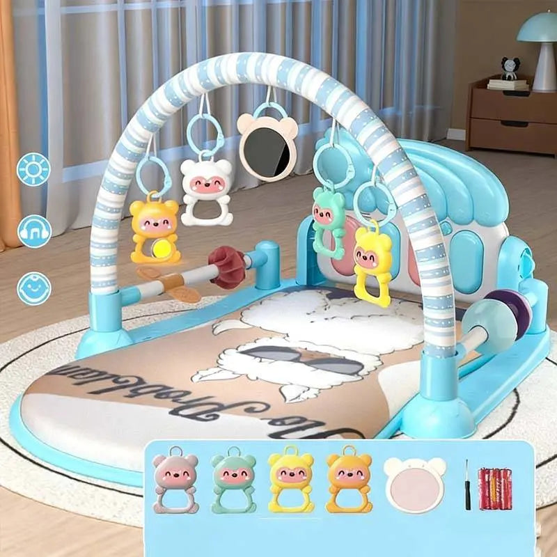 🎶Tapete para juego de piano 3 en 1: 👶¡Diversión sin fin para cada etapa del crecimiento de tu bebé!