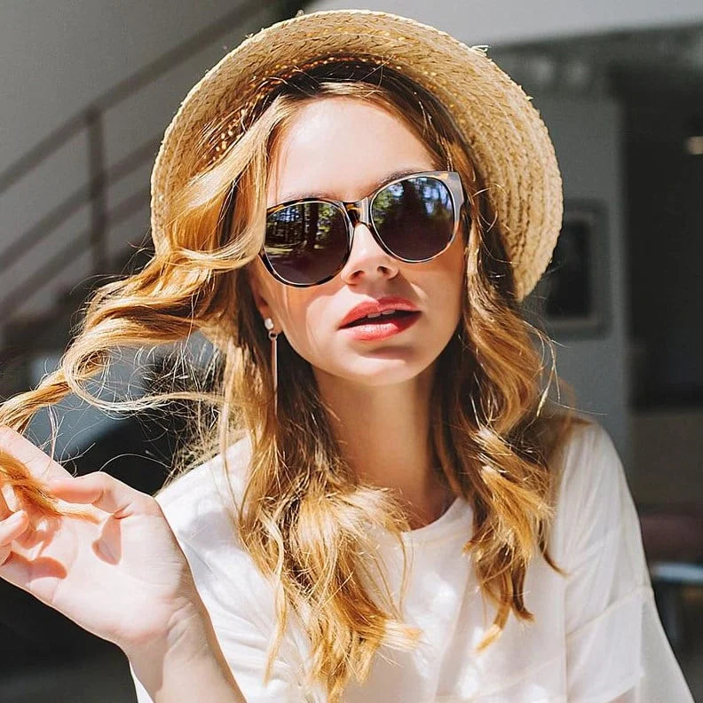 🕶Nuevas gafas de sol polarizadas grandes estilo ojo de gato con protección UV400