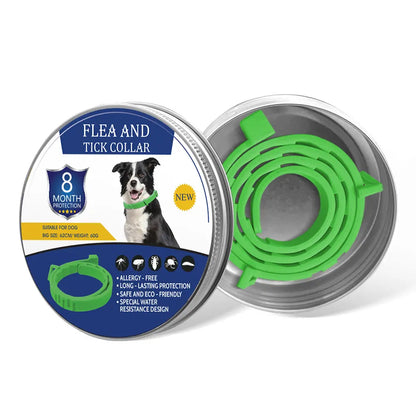 【2PCS】Collar repelente de mosquitos de tamaño ajustable para mascotas, perros y gatos.