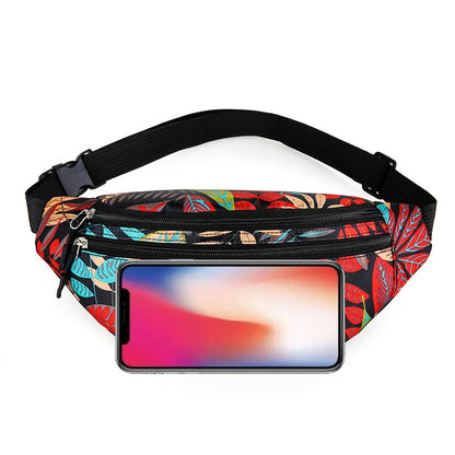 Riñonera elegante para mujer, impermeable y ligera, con múltiples bolsillos para guardar objetos durante los viajes.