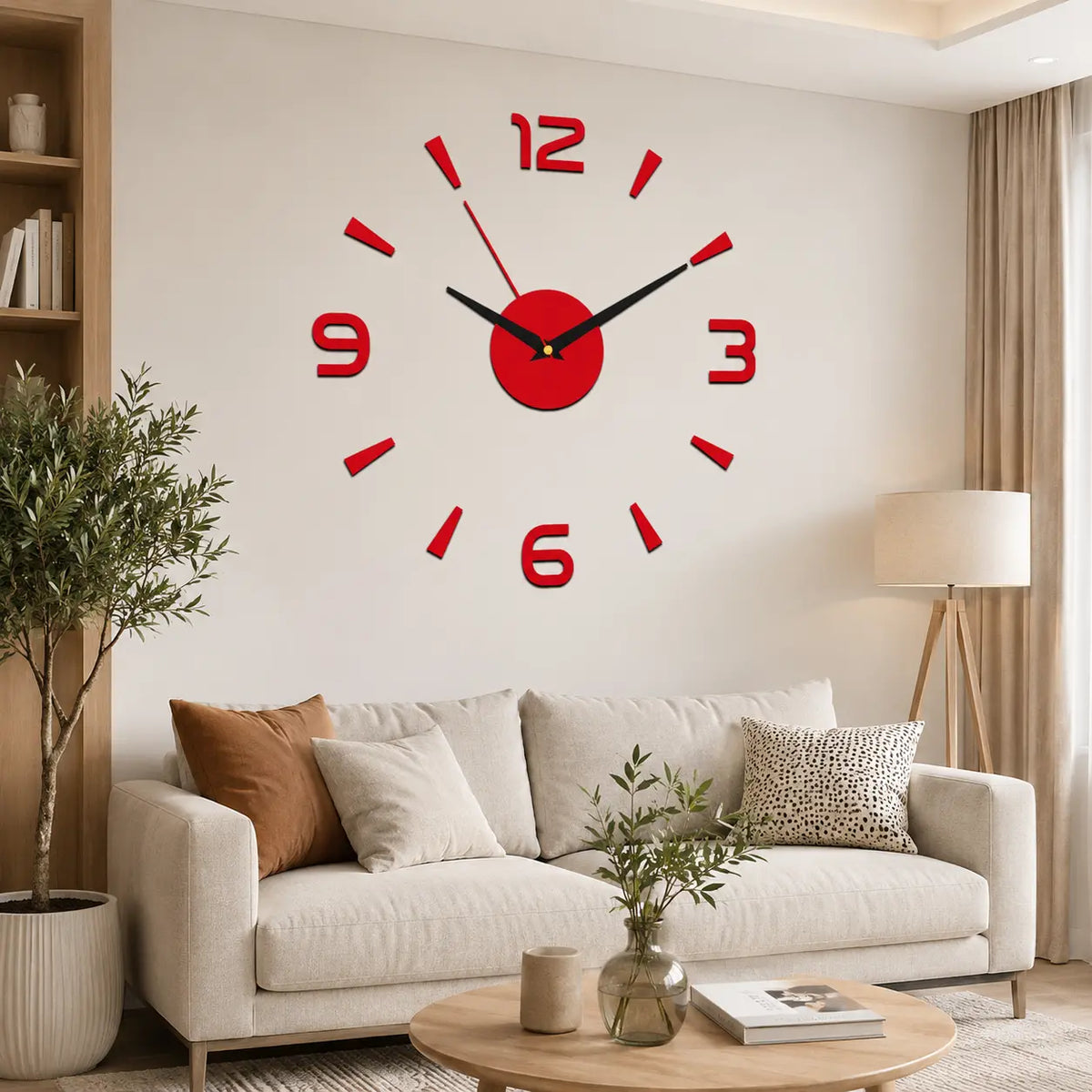 🕑✨Reloj de pared acrílico luminoso 3D sin necesidad de taladrar (requiere montaje)