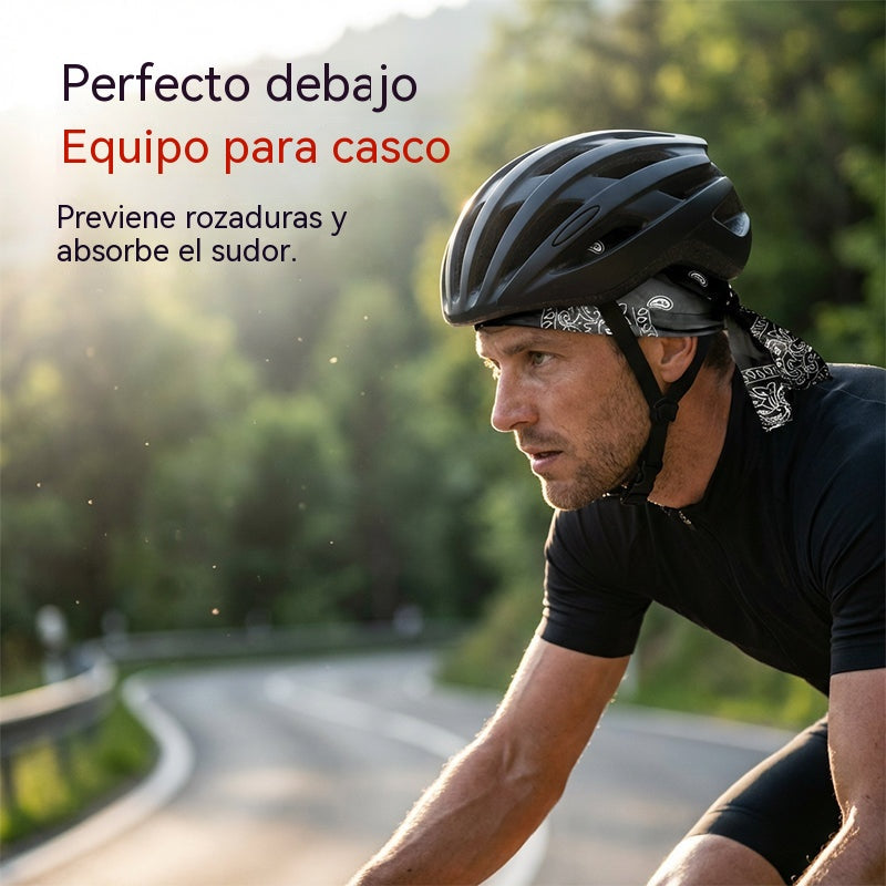 🏝【Paquete de gran valor – 5 piezas】Elegante sombrero/pañuelo para la cabeza de estilo retro hecho de seda transpirable