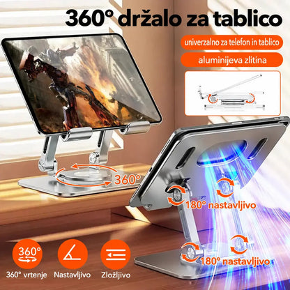 💥💻 Stojalo za prenosni računalnik – vrtljivo stojalo iz aluminijeve zlitine