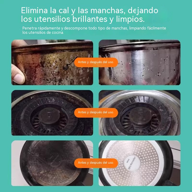 🔥Compra uno y llévate otro gratis🔥 Potente limpiador para eliminar manchas negras del fondo de las ollas.