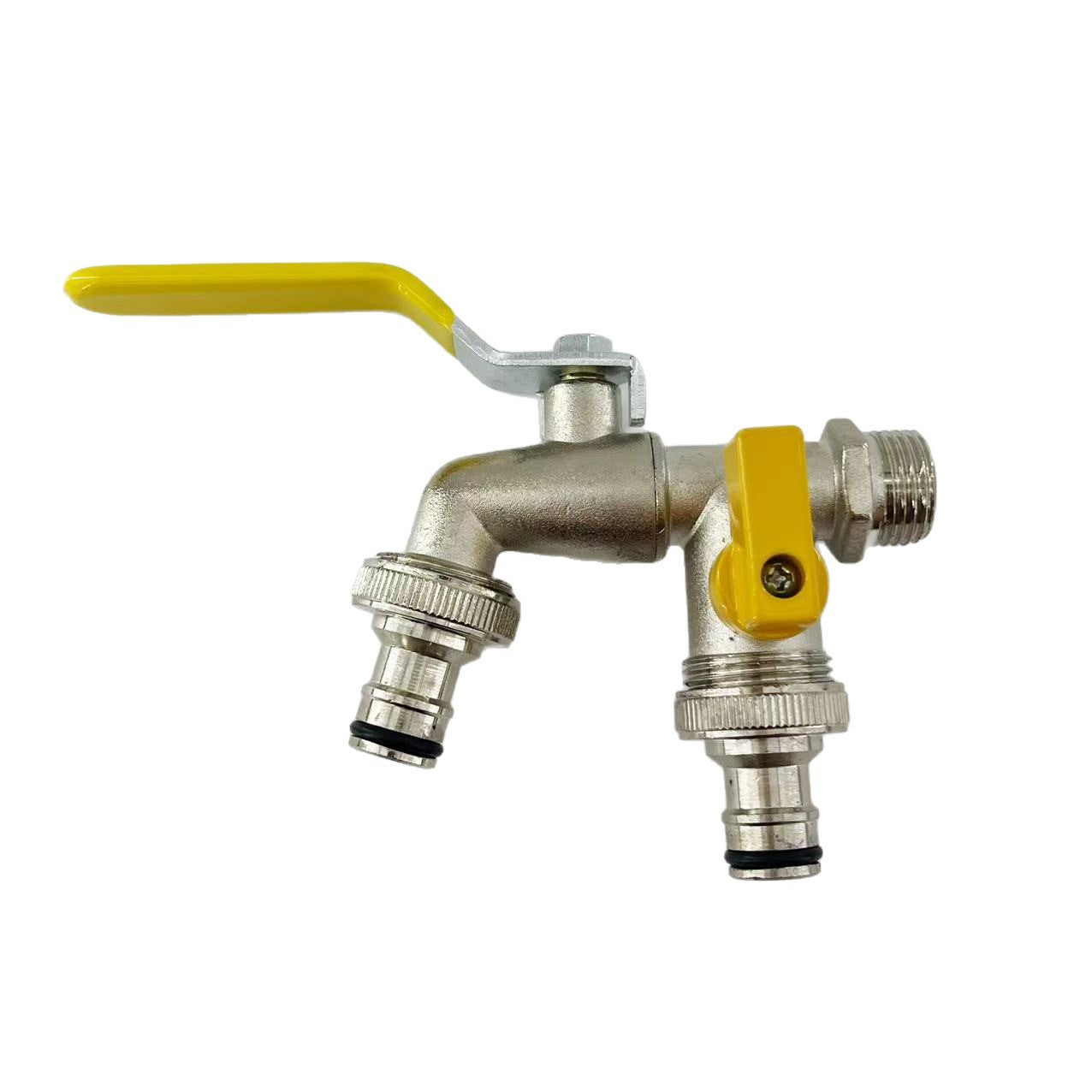 🔥Doble salida para uso exterior | Válvula antirretorno integrada y latón antihielo (UKCA/CE)🚰