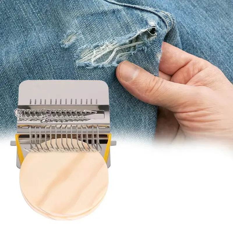 Nueva mini máquina de tejer personalizada hecha a mano.