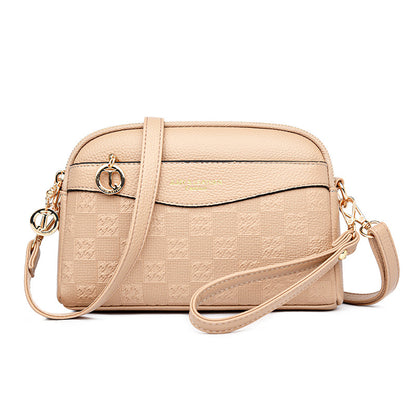 🔥Nuevo bolso para móvil de mujer con diseño en relieve, versátil para desplazamientos, gran capacidad.