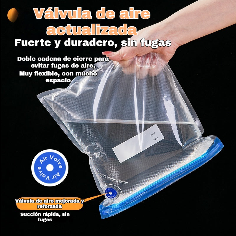 🔥10 piezas Bolsa de conservación de frescura + bomba de vacío eléctrica🔥Juego de bolsas para selladoras al vacío para selladoras al vacío de cocina