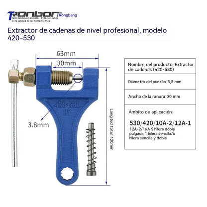 Herramienta universal para desmontar cadenas, extractor de cadenas