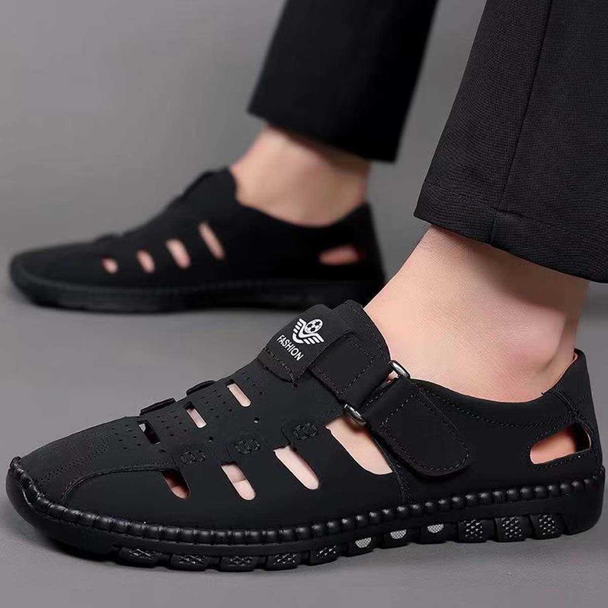 👣【Tallas 38-44】🍃2026 Zapatos casuales transpirables con agujeros, cuero genuino, suela suave, antideslizantes