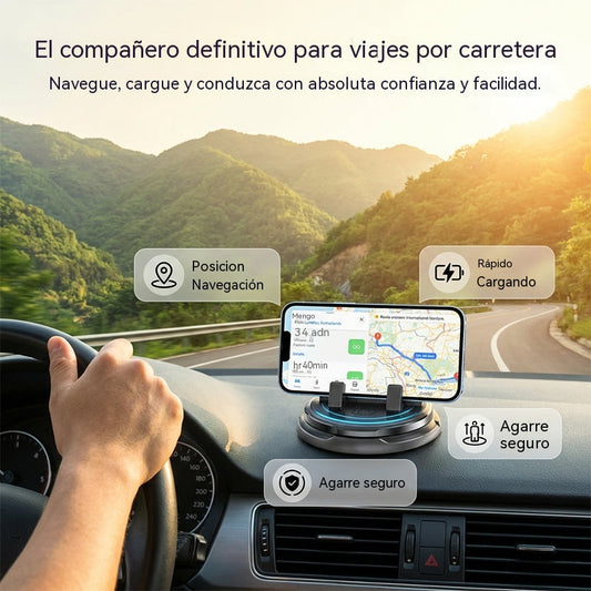 🎁【2 piezas】Soporte para teléfono móvil giratorio de 360° para coche