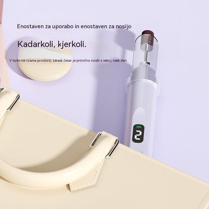 💅Električna pilica za nohte 2 v 1 z LED lučko (sušilna lučka + 5 polirnih nastavkov)