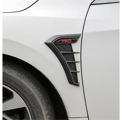 🏎️2 piezas 26 euros🔥 Pegatinas para las rejillas de ventilación laterales del coche: diseño deportivo y protección contra arañazos. Embellecedor decorativo universal de TPU ✨