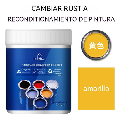 Pintura convertidora de óxido resistente a la intemperie: repara el metal oxidado (¡sin necesidad de frotar!).