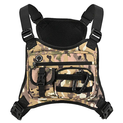 📢📢 ¡50% DE DESCUENTO! ⏰ Bolsa táctica de pecho para hombre para ciclismo al aire libre