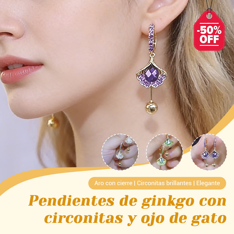 🔥✨【3 artículos: Verde + Blanco + Morado】💓Pendientes de ojo de gato, pendientes de moda y exquisitos.