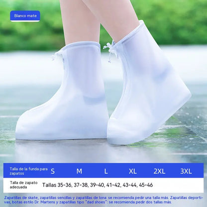 ☔👟Cubrezapatos unisex, impermeables, gruesos, resistentes al desgaste y antideslizantes.