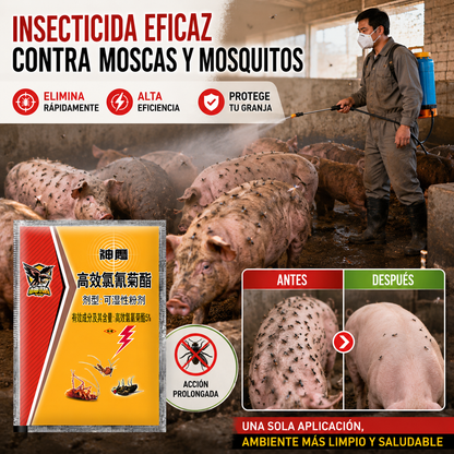 【🔥10 paquetes】Insecticida🪰 ¡Elimina Moscas y Mosquitos de Forma Rápida y Eficaz!