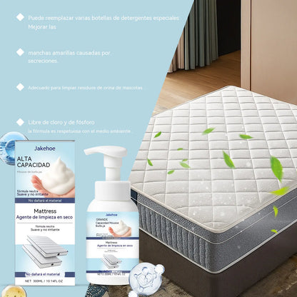✨✨Espuma limpiadora multifuncional para colchones domésticos: eliminación de manchas de orina y suciedad sin agua.