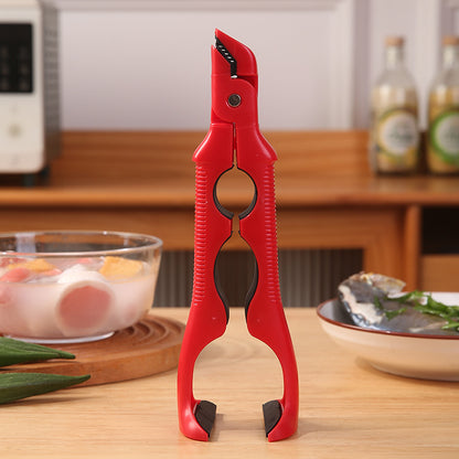 📢 ¡50% de descuento! 🔥✨ Pinzas de silicona 3 en 1 pinzas antiquemaduras pinzas para tazones antideslizantes pinzas de cocina