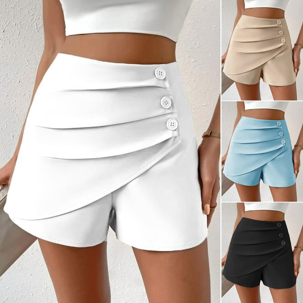💕【S-2XL】Novedad de verano 2026: Pantalones cortos de mujer elegantes y versátiles con corte ajustado y diseño que estiliza la cintura.