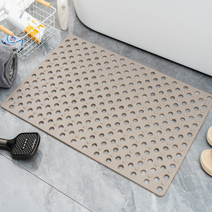 🛁【35*68cm】Alfombrilla de ducha antideslizante y antibacteriana de seguridad🚿 Previene eficazmente caídas y lesiones