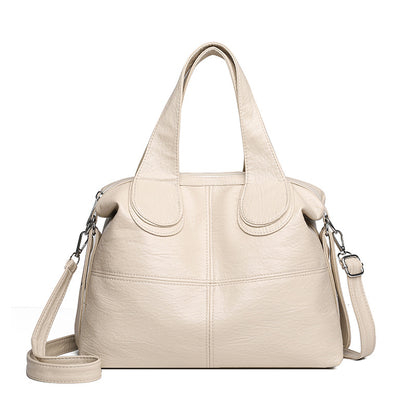 Bolso de mano para mujer 2026: piel suave, informal, versátil y de gran capacidad.