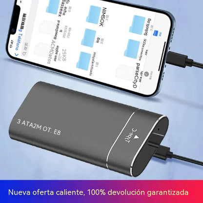 [64 TB] Disco duro portátil de estado sólido de capacidad ultra grande