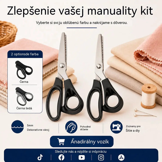 ✂️【Kúpte 1, získajte 1 zadarmo】 🧵 Strihajte viacero vrstiev bez únavy rúk: vysoko kvalitné nožnice na frézovanie z nehrdzavejúcej ocele. Ergonomický dizajn s mäkkou rukoväťou. Doprava zdarma do Veľkej Británie.