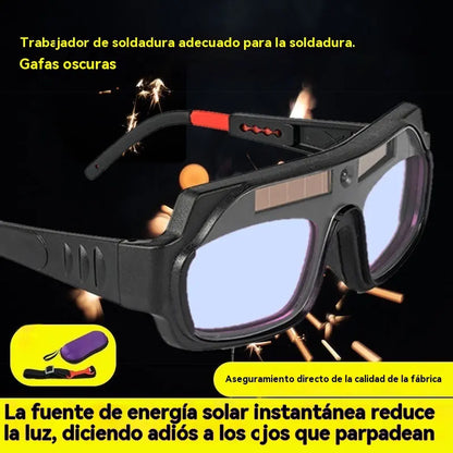 🕶️ Gafas de soldar con oscurecimiento automático: protegen contra la luz intensa, ofrecen doble protección y resguardan frente al deslumbramiento y los rayos UV.