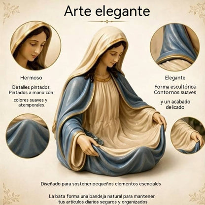 🔥 Último día: 50 % de descuento – Bandeja vaciabolsillos artesanal de la Virgen María